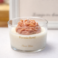 Vela aromática Peonía Rosé artesanal Flavia Bloom
