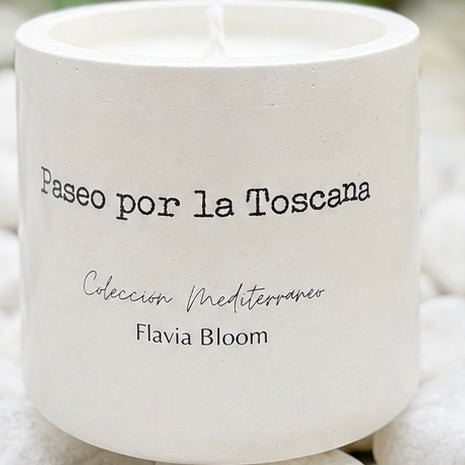 Vela artesanal Paseo por la Toscana